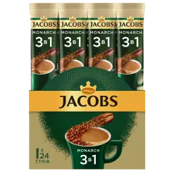 Кофейный напиток Jacobs Monarch 3в1 15г*24шт