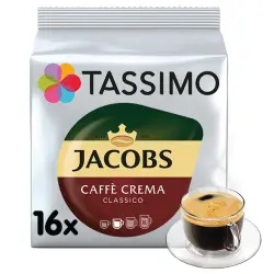 Кофе в капсулах Tassimo Jacobs Caffe Crema Classico 16шт, 112 г